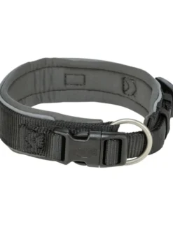 TRIXIE Premium Halsband extra breit graphit, schwarz XS-S