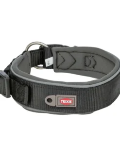 TRIXIE Premium Halsband extra breit graphit, schwarz XS-S