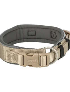 TRIXIE Premium Halsband extra breit graphit, sand XS-S