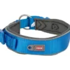TRIXIE Premium Halsband extra breit graphit, royalblau L-XL