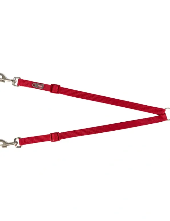 TRIXIE Premium Koppel rot 40-70/1 cm