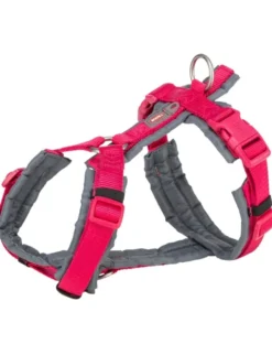 TRIXIE Premium Trekking Geschirr fuchsia, graphit 36-44 cm