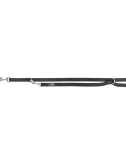 TRIXIE Premium V-Leine doppellagig schwarz 2 m/10 mm