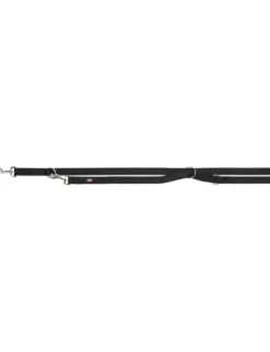 TRIXIE Premium V-Leine schwarz 2 m / 1,0 cm