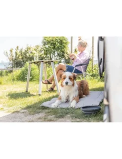 TRIXIE Reisedecke Samoa Classic eisblau, grau 85x70 cm