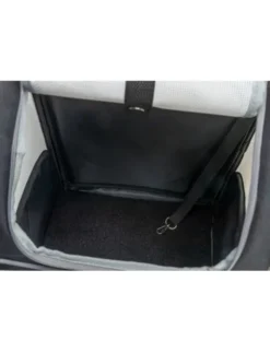 TRIXIE Rucksack Chloe hellgrau, schwarz