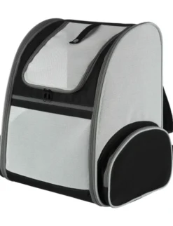 TRIXIE Rucksack Chloe hellgrau, schwarz