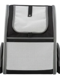 TRIXIE Rucksack Chloe hellgrau, schwarz