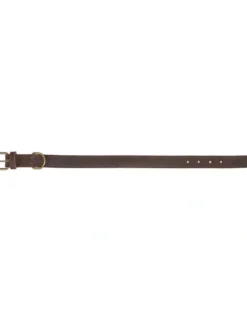 TRIXIE Rustic Fettleder-Halsband dunkelbraun XS-S