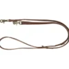 TRIXIE Rustic Fettleder-V-Leine dunkelbraun 2 m/12 mm