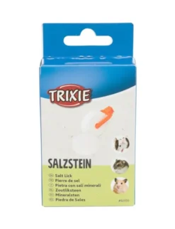 TRIXIE Salzstein 2er mit Halter 108g