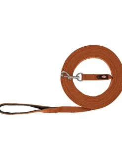 TRIXIE Schleppleine Baumwolle rostbraun 15 m / 20 mm