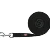 TRIXIE Schleppleine Baumwolle schwarz 5 m / 20 mm