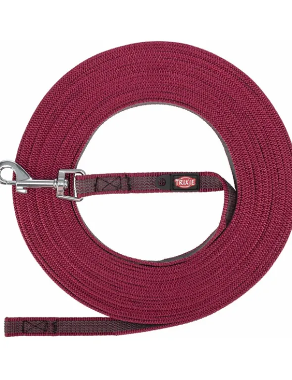 TRIXIE Schleppleine gummiert rot 5 m/15 mm