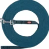 TRIXIE Schleppleine gummiert petrol 15 m/15 mm