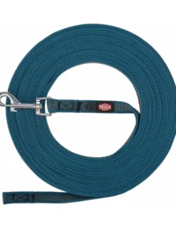 TRIXIE Schleppleine gummiert petrol 15 m/15 mm