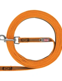 TRIXIE Schleppleine gummiert orange 5 m/15 mm