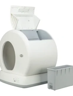 TRIXIE Selbstreinigende Katzentoilette weiß