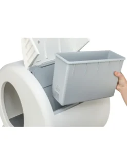 TRIXIE Selbstreinigende Katzentoilette weiß