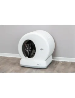 TRIXIE Selbstreinigende Katzentoilette weiß