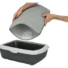 TRIXIE Sieb-Vorleger für K-Toiletten grau 35 x 45 cm