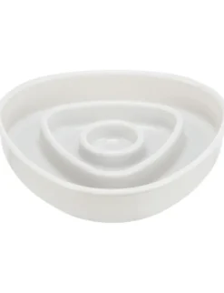 TRIXIE Slow Feeding Napf Kunststoff/TPR grau 350 ml