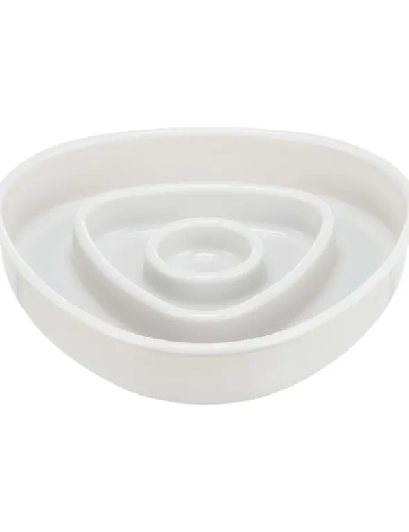 TRIXIE Slow Feeding Napf Kunststoff/TPR grau 350 ml