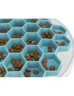 TRIXIE Slow Feeding Platte Hive blau, grau
