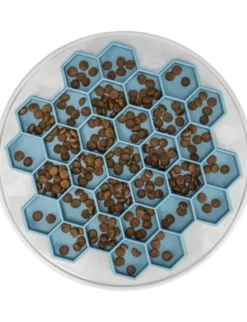 TRIXIE Slow Feeding Platte Hive blau, grau