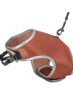 TRIXIE Softgeschirr Katze mit Leine rostbraun 1,2 m