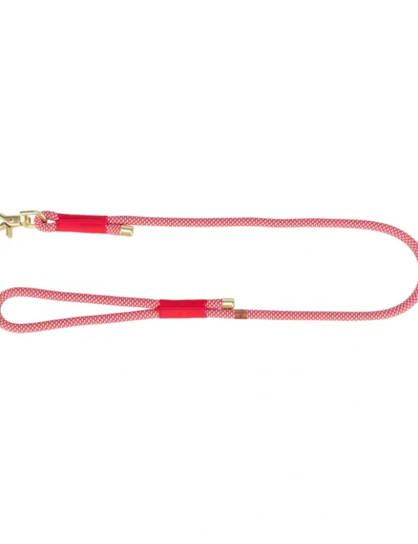 TRIXIE Soft Rope Leine creme, rot 1 m/10 mm