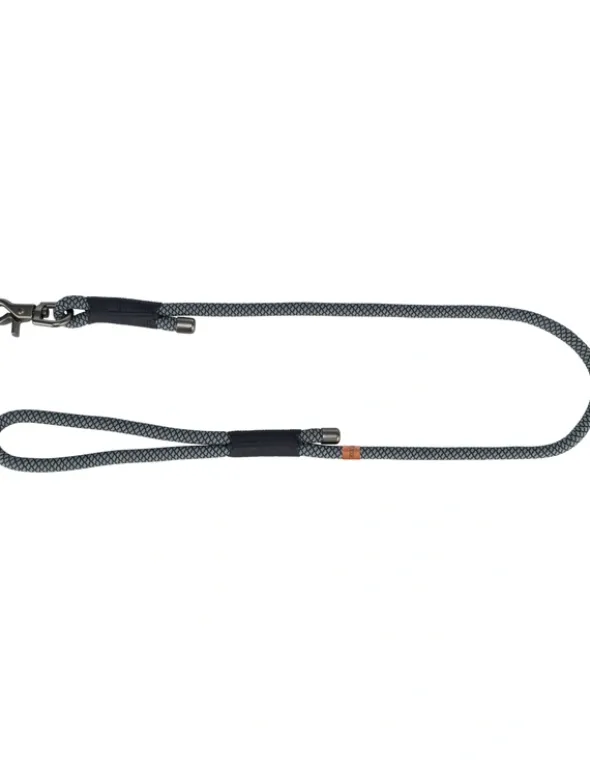 TRIXIE Soft Rope Leine grau, schwarz 1 m/10 mm