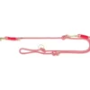TRIXIE Soft Rope V-Leine creme, rot 2 m/6 mm