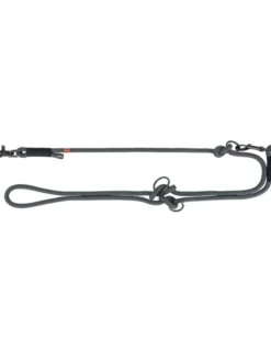 TRIXIE Soft Rope V-Leine grau, schwarz 2 m/6 mm