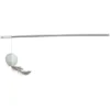 TRIXIE Spielangel Ball mit Federn grau 46 cm