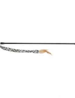 TRIXIE Spielangel mit Katzenminze schwarz 51 cm