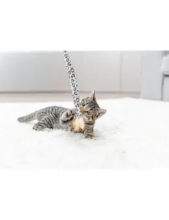 TRIXIE Spielangel mit Katzenminze schwarz 51 cm