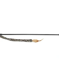 TRIXIE Spielangel mit Katzenminze schwarz 51 cm