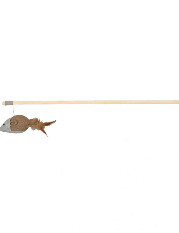 TRIXIE Spielangel Schmetterling Katzenminze beige 45 cm