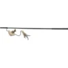 TRIXIE Spielangel XXL Fisch mit Katzenminze schwarz 65 cm