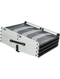 TRIXIE 4-stufige Falt-Treppe silber bis 160 cm