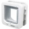 TRIXIE SureFlap 4-W Freilauftür Mikrochiperkennung weiß 21 x 21 cm