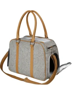 TRIXIE Tasche Helen grau, hellbraun