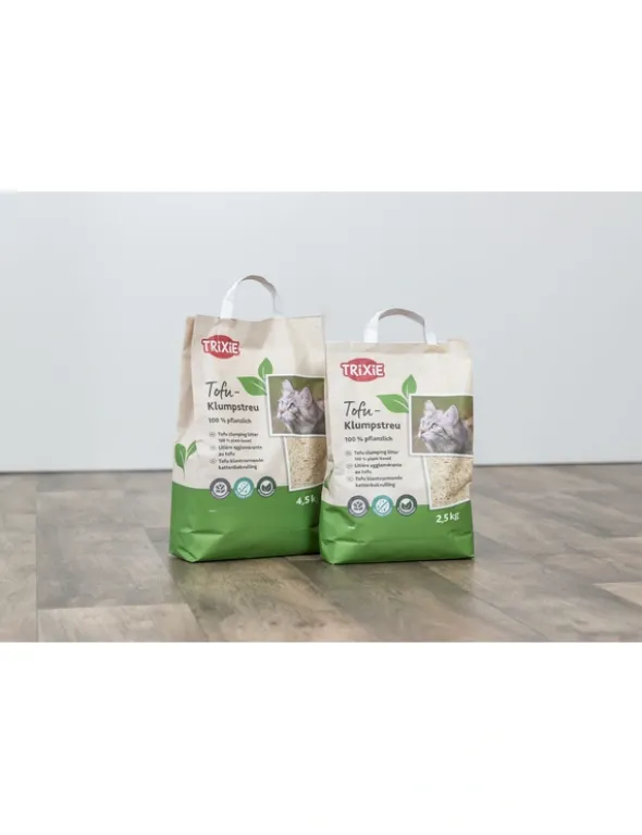 TRIXIE Tofu-Katzenstreu klumpend beige 6l