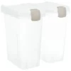 TRIXIE Tonne luftdicht verschließbar transparent, weiß 15L
