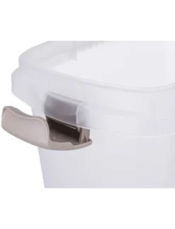 TRIXIE Tonne luftdicht verschließbar transparent, weiß 15L