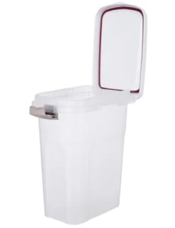 TRIXIE Tonne luftdicht verschließbar transparent, weiß 15L