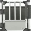 TRIXIE Transportbox Aluminium hellgrau, silber 46x56x60 cm
