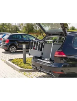 TRIXIE Transportbox Aluminium hellgrau, silber 46x56x60 cm