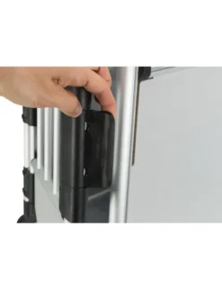 TRIXIE Transportbox Aluminium hellgrau, silber 46x56x60 cm